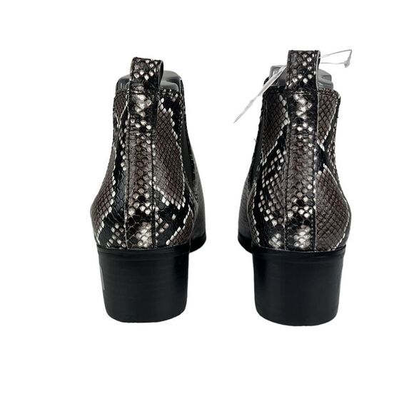 New Blondo Emelia Brown Snake Leather Waterproof Chelsea Ankle Boots 6 US /EU 36 - Picture 6 of 11